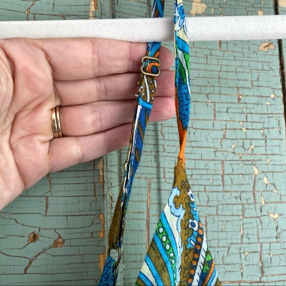 NWT House of Harlow Boho Floral Blue Ivory V-neck Maxi Dress - Picture 15 of 17